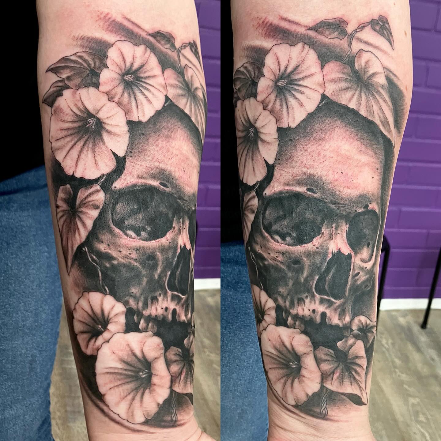Kallo ja kukkasia🌸💀
-Sami

#skulltattoo #flowertattoo #realistictattoo #blackandgreytattoo #sleevetattoo #rottentattoostudio #tattoo #tattooideas #tattooinspiration #tattoos #tattooart #tattooed #tattooartist #tattoolife #tattoosleeve #tattoorealistic #kwadronneedles #equlizertattoopen #tatuointi #tatuointikuopio#criticaltorque #tatuointikuopio