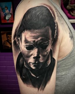 Michael Myers - Happy Halloween 🎃
-Sami

#michaelmyers #michaelmyerstattoo #horrormovies #horrormoviefan #horrortattoo #realistictattoo #blackandgreytattoo #sleevetattoo #rottentattoostudio #tattoo #tattooideas #tattooinspiration #tattoos #tattooart #tattooed #tattooartist #tattoolife #tattoosleeve #tattoorealistic #kwadronneedles #equlizertattoopen #tatuointi #tatuointikuopio#criticaltorque #tatuointikuopio